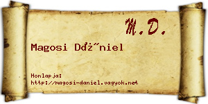 Magosi Dániel névjegykártya