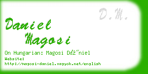 daniel magosi business card